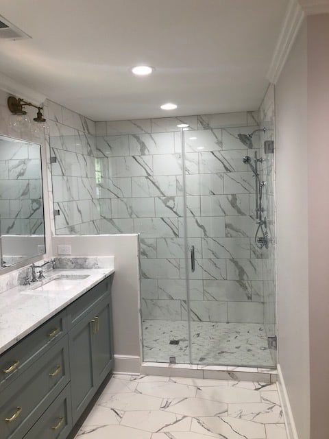 15 Shower Doors To Inspire Your Bathroom Remodel Century - Shower With Half Wall And Glass