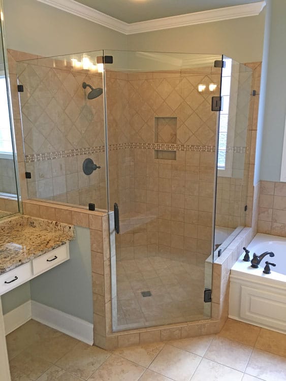 How Much Does A Custom Glass Shower Cost, Can You Install A Shower Door On Bathtub